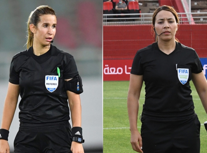 حكمتان مغربيتان ضمن قائمة الفيفا في أولمبياد باريس