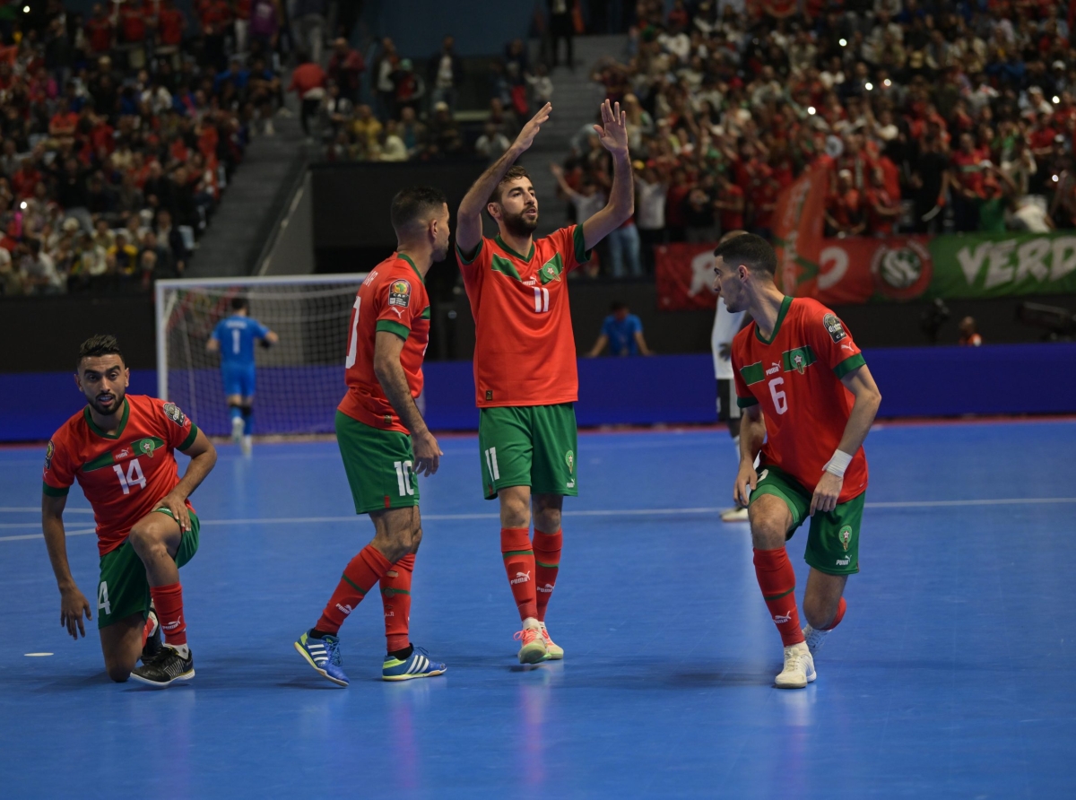 المنتخب المغربي يصعد إلى نهائي "كأس الأمم الإفريقية لكرة القدم داخل الصالات" ويحسم بطاقة التأهل للمونديال