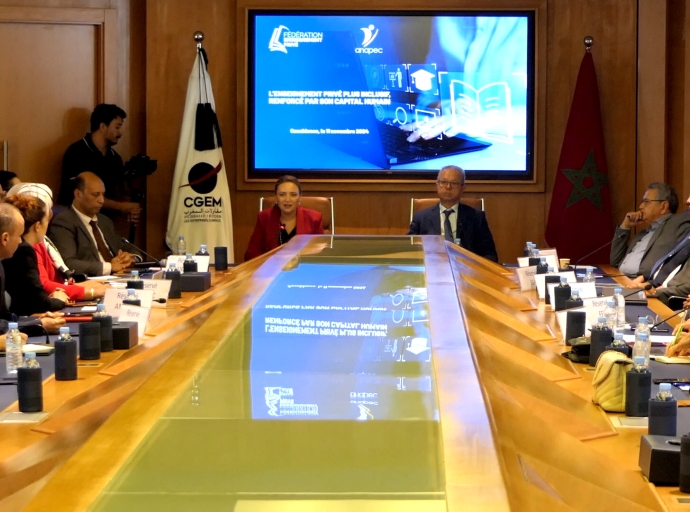 شراكة جديدة لدعم تشغيل الشباب في التعليم الخاص: لقاء بين فدرالية التعليم الخصوصي والوكالة الوطنية لإنعاش التشغيل
